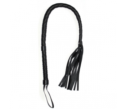Черная плеть из экокожи Medium Whip 85 см