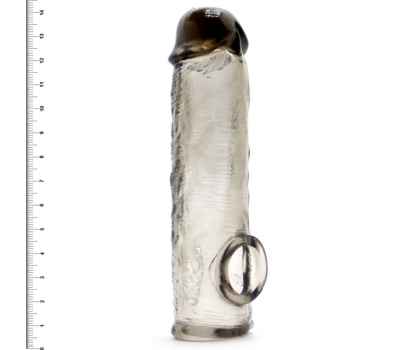 Насадка на пенис и мошонку Crystal Sleeve +1,5 см