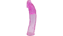 Насадка на пенис Pink для стимуляции точки G +6 см