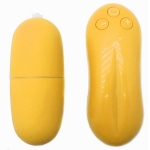 Виброяйцо с пультом ДУ Vibrating Egg Yellow