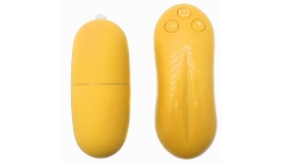 Виброяйцо с пультом ДУ Vibrating Egg Yellow