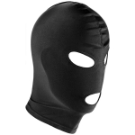 Черная маска с отверстиями для глаз и рта Black Mask