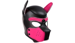 Маска собаки Bad Puppy Neoprene Pink