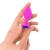 Силиконовая пробка с камнем Small Butt Plug Pink-Blue 7см*2,7см