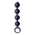 Анальная цепочка из силикона 4 Balls Black