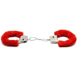 Аксессуарные наручники Fluffy Cuffs Red