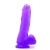 Гелевый фаллоимитатор на присоске Jelly Cock Purple 15,5 см