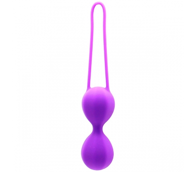 Вагинальные шарики из силикона Vaginal Balls Violet 3 см