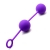 Вагинальные шарики  BenWa Toys Purple 3,5 см