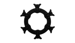 Эрекционное кольцо из силикона Snowflake Black