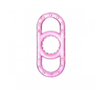 Кольцо для утяжки пениса и мошонки Iring Pink