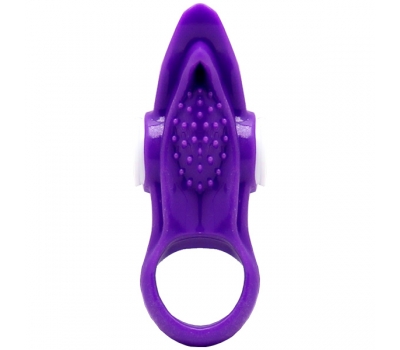 Кольцо на пенис с вибрацией Sexy Mouth Purple