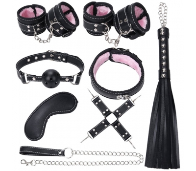 Бондажный набор Furry Kit Black 7 предметов