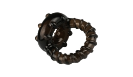 Гелевое кольцо для утяжки пениса и мошонки P Ring Black
