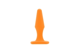 Силиконовая анальная пробка Medium Cone Orange
