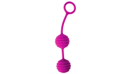 Вагинальные шарики  BenWa 5 Ribber Violet 3 см
