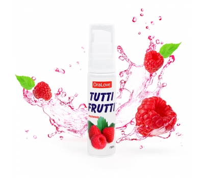 Съедобная смазка Tutti Frutti Малина 30 гр
