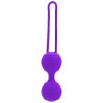 Вагинальные шарики из силикона Vaginal Balls Violet 3,5 см