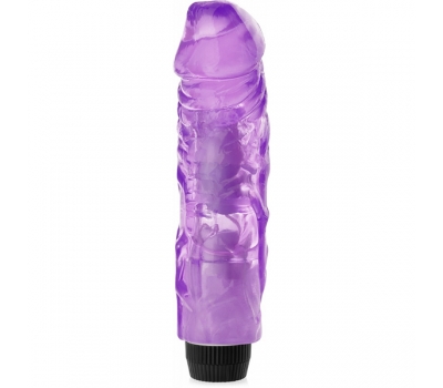 Реалистичный вибратор Eros Purple 21,5 см