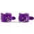 Наручники из экококожи Fluffy Cuffs Purple