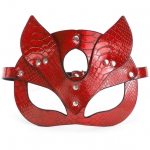 Эротическая маска на глаза Masquerade Red Crock Cat Full