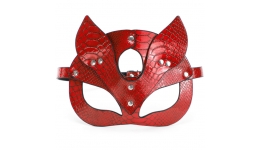 Эротическая маска на глаза Masquerade Red Crock Cat Full