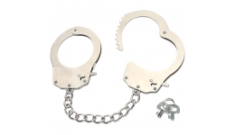 Стальные наручники с хромированным покрытием Steel Cuffs