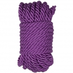 Атласная верёвка для бондажа Shibari Rope Purple 10м