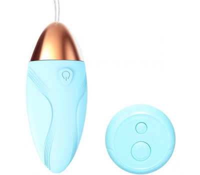 Виброяйцо с дистанционным пультом Ripple Vibrating Egg Blue
