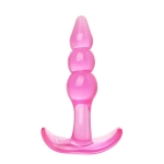 Гелевая пробка для ношения Jelly Pleasure Beads Clear-Pink