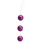 Тройные шарики Baile Sexual Balls Purple 3,3 см