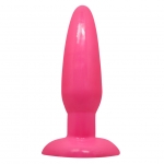 Анальный втулка на присоске Baile Smoof Plug Pink 3,3 см