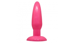 Анальный втулка на присоске Baile Smoof Plug Pink 3,3 см