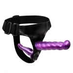 Страпон с пробкой Baile Female Harness Ultra Purple 18 см