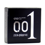 Тонкие презервативы с гладкой поверхностью Olo Feeling Ultrathin Black 3 шт