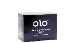 Тонкие презервативы с гладкой поверхностью Olo Feeling Ultrathin Black 10 шт
