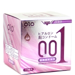 Тонкие презервативы с пупырышками Olo Zero 0.01 Red 10 шт
