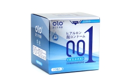 Тонкие презервативы с гладкой поверхностью Olo Zero 0.01 Blue 10 шт