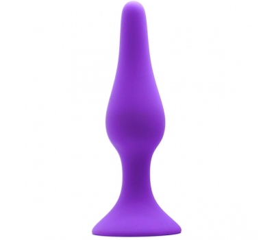 Большой анальный плаг Silicone Plug XLarge Violet