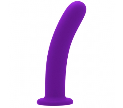 Силиконовый фаллос на присоске Silicone Dildo Violet 16 см