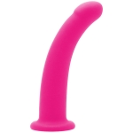 Силиконовый фаллос на присоске Silicone Dildo Pink 18,5 см
