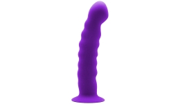 Силиконовый фаллос на присоске Silicone Dildo Violet 14 см