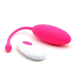 Виброяйцо с дистанционным управлением Silicone Vibrating Egg 10-Mode Pink