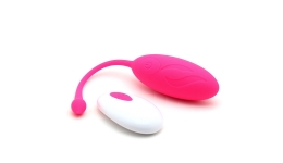 Виброяйцо с дистанционным управлением Silicone Vibrating Egg 10-Mode Pink