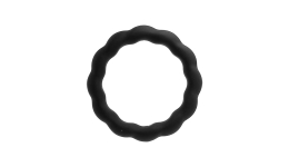 Эрекционное кольцо из силикона с бусиной Penis Belt M 3см