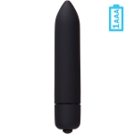 Вибратор-пуля 1 режим Massage Bullet Soft Touch Black  9 см
