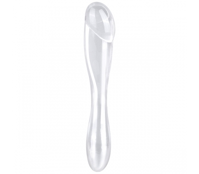 Двусторонний гелевый фаллос Penis Prober Clear 17,5 см