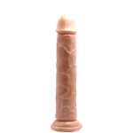 Телесный дилдо на присоске Erotic Stik Skin 18 см
