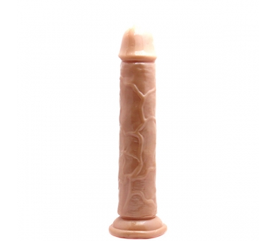 Телесный дилдо на присоске Erotic Stik Skin 18 см