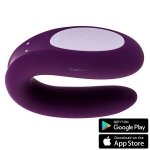 Силиконовый вибратор для пар Satisfyer Double Joy Purple